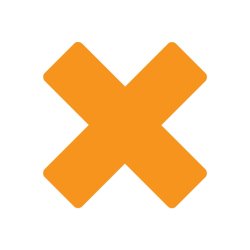 AFRUNDET X-form 15cmx15cmx5cm (30 stk. i pakke)