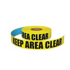 TAPE MED EGET TRYK - GUL