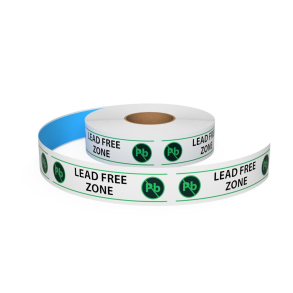 TAPE MED EGET TRYK - HVID