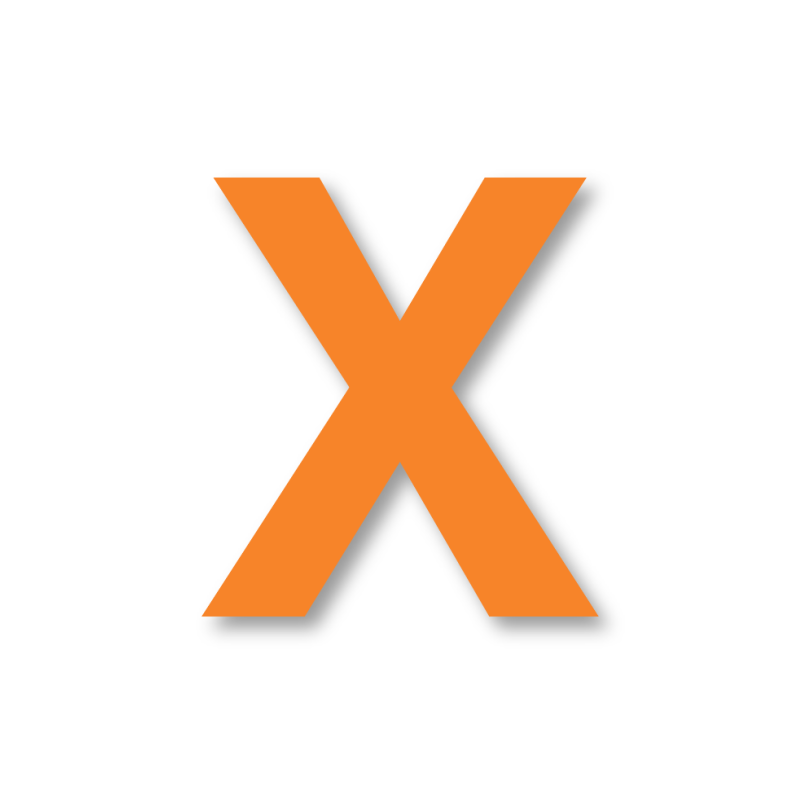 BOGSTAV - X 
