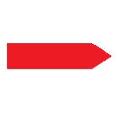 STREG - 25 cm x 9,5cm /stilk 9,5 cm (30 stk. i pakke)