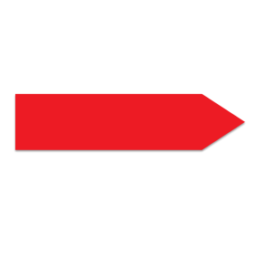 STREG - 25 cm x 9,5cm /stilk 9,5 cm (30 stk. i pakke)