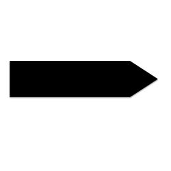 STREG - 25 cm x 9,5cm /stilk 9,5 cm (30 stk. i pakke)