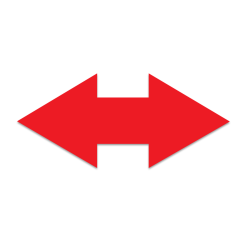 DOBBELTPIL 71cmx33cm / stilk 12cm (3 stk. i pakke)	