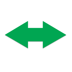 DOBBELTPIL 71cmx33cm / stilk 12cm (3 stk. i pakke)	