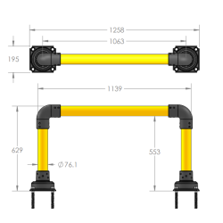 Type 1 Hestesko sikkerhedsvrn 