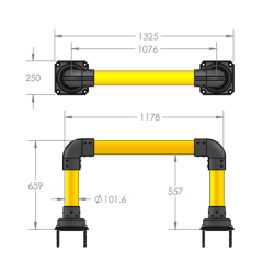 Type 2 Hestesko sikkerhedsvrn 