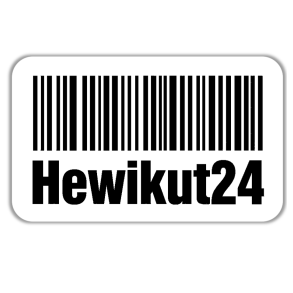 SELVKLBENDE STREGKODE HVID