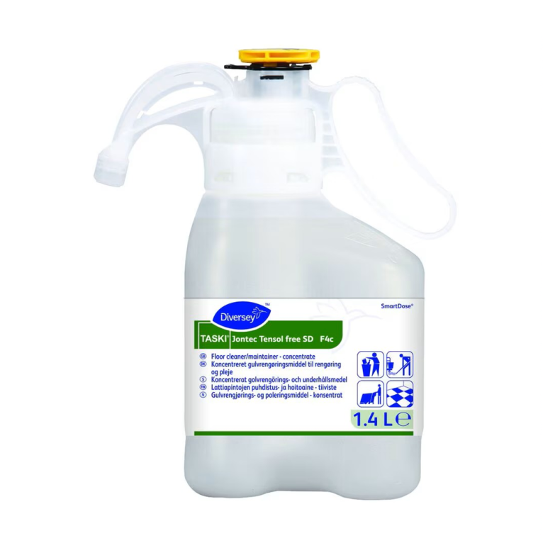 Koncentreret gulvrengringsmiddel til rengring og pleje af epoxygulve