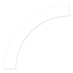 KURVE 30,5 cm x 30,5 cm x 10 cm (16 stk. i pakke)